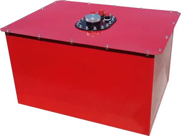 1322C – RCI Fuel Cell, 26 Inch Length x 18 Inch Width x 18 Inch Height 32 Gallon Powder Coated Red Steel Without Moun...